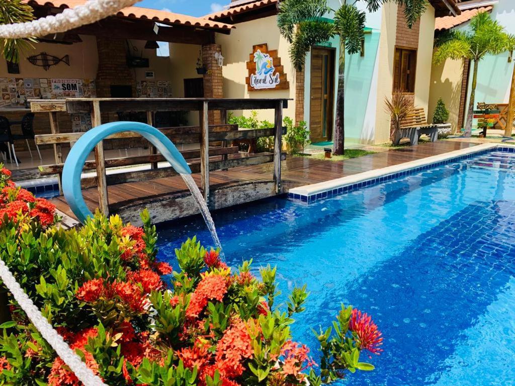 Flats Villas Litoral Sul - Lagoa Do Pau - Coruripe - Al المظهر الخارجي الصورة